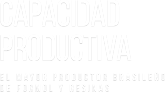 Capacidad productiva - El mayor productor brasileño de formol y resinas